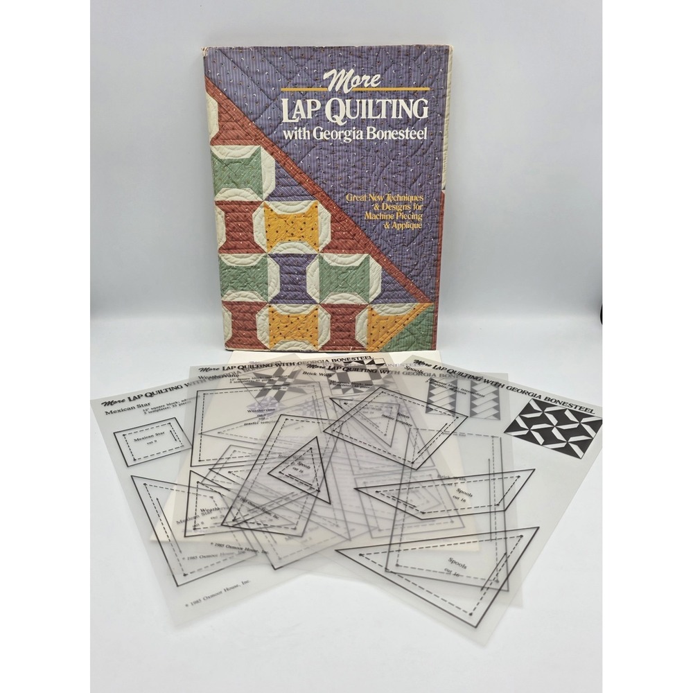 More Lap Quilting With Georgia Bonesteel - Includes Plastic Templates Hardcover